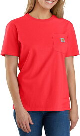 【送料無料】 カーハート レディース シャツ トップス Carhartt Women's WK87 Workwear Pocket SS T-Shirt Bittersweet