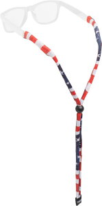 yz `X Y TOXEACEFA ANZT[ Chums Slip Fit Rope Stars and Stripes Eyewear Retainer No Color