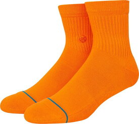 【送料無料】 スタンス メンズ 靴下 アンダーウェア Stance Men's Icon Quarter Socks Orange