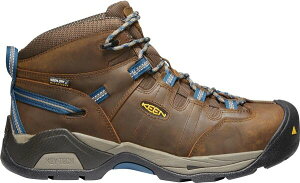 yz L[ Y u[cECu[c V[Y KEEN Men's Detroit XT Waterproof Steel Toe Work Boots Brown/Blue