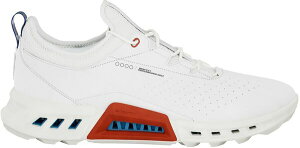 yz GR[ Y Xj[J[ V[Y ECCO Men's BIOM C4 Golf Shoes White/Mazarine Blue