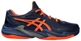 【送料無料】 アシックス メンズ スニーカー シューズ ASICS Men's Court FF 3 Novak Tennis Shoes Blue/Orange