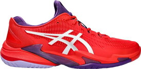 【送料無料】 アシックス メンズ スニーカー シューズ ASICS Men's Court FF 3 Novak Tennis Shoes Red/White