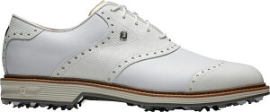 �t�b�g�W���C �����Y �V���[�Y �X�j�[�J�[ FootJoy Men's DryJoys Premiere Wilcox Golf Shoes White/White �z���C�g