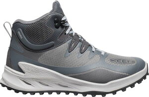 yz L[ fB[X u[cECu[c nCLOV[Y V[Y KEEN Women's Zionic Mid Waterproof Hiking Boots Steel Grey/Magnet