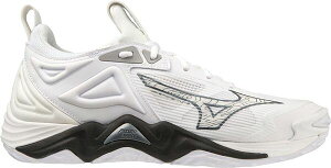 ~Ym fB[X V[Y Xj[J[ Mizuno Women's Wave Momentum 3 Volleyball Shoes White/Black zCg