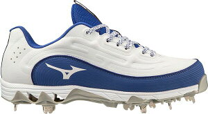 ~Ym fB[X V[Y Xj[J[ Mizuno Women's 9-Spike Swift 8 Metal Fastpitch Softball Cleats White/Royal zCg