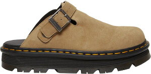 yz hN^[}[` fB[X T_ V[Y Dr. Martens Women's Zebzag Suede Slingback Platform Mules Tan