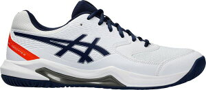 AVbNX Y V[Y Xj[J[ ASICS Men's Gel-Dedicate 8 Pickleball Shoes White/Blue zCg