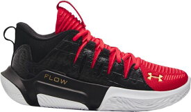 【送料無料】 アンダーアーマー レディース スニーカー シューズ Under Armour Women's Flow Breakthru 4 Basketball Shoes Black/Red/Gold