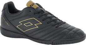 【送料無料】 ロット メンズ スニーカー シューズ Lotto Stadio 705 Indoor Soccer Shoes Black/Gold