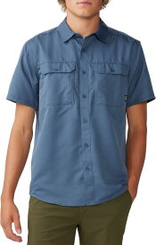 【送料無料】 マウンテンハードウェア メンズ シャツ トップス Mountain Hardwear Men's Canyon Short Sleeve Shirt Zinc