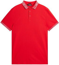 【送料無料】 Jリンドバーグ メンズ ポロシャツ トップス J.Lindeberg Men's Austin Regular Polo Fiery Red