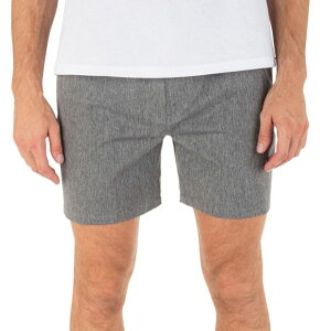 �n�[���[ �����Y �{�g���X �n�[�t�p���c�E�V���[�c Hurley Men's Phantom Heather Walkshort 18 Black Heather �u���b�N