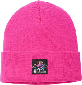 【送料無料】 コロンビア レディース 帽子 ニットキャップ アクセサリー Columbia Adult City Trek Heavyweight Beanie Fuchsia Fizz/Heritge Ptch