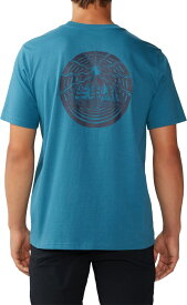 【送料無料】 マウンテンハードウェア メンズ Tシャツ トップス Mountain Hardwear Men's Forest Trip SS Tee Baltic Blue