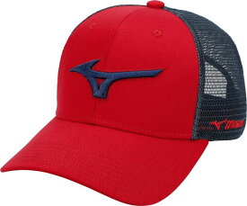 【送料無料】 ミズノ レディース 帽子 アクセサリー Mizuno Diamond Trucker Hat Red/Navy