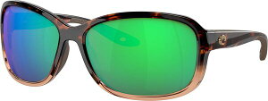 【送料無料】 コスタデルマール メンズ サングラス・アイウェア アクセサリー Costa Del Mar Women's Seadrift 580P Sunglasses Shiny Tortoise Fade