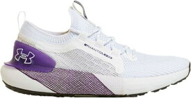 【送料無料】 アンダーアーマー メンズ スニーカー ランニングシューズ シューズ Under Armour Men's HOVR Phantom 3 Northwestern Running Shoes White/Purple