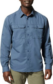 【送料無料】 マウンテンハードウェア メンズ シャツ トップス Mountain Hardwear Men's Canyon Long Sleeve Shirt Zinc