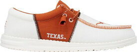 【送料無料】 ヘイデュード メンズ スニーカー シューズ Hey Dude Men's Wally Tri Texas Longhorns Shoes Orange