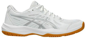yz AVbNX fB[X Xj[J[ V[Y ASICS Women's Upcourt 6 Volleyball Shoes White/Silver