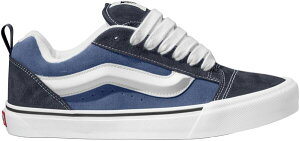�o���Y �����Y �V���[�Y �X�j�[�J�[ Vans Knu Skool Shoes Navy/White �z���C�g