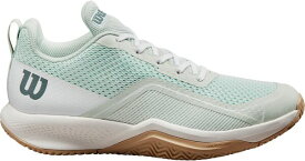 【送料無料】 ウィルソン レディース スニーカー シューズ Wilson Women's Rush Pro Lite Tennis Shoes Green/White