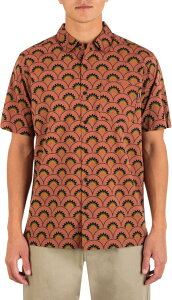 �n�[���[ �����Y �g�b�v�X �V���c Hurley Men's Rincon Short Sleeve Shirt Zion Rust ���X�g