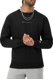 【送料無料】 チャンピオン メンズ パーカー・スウェット アウター Champion Men's Powerblend Graphic Crewneck Sweatshirt Black