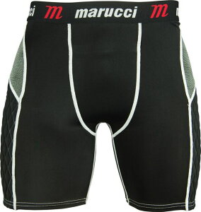 �}���[�V �����Y �{�g���X �n�[�t�p���c�E�V���[�c �V���[�g�p���c Marucci Men's Padded Baseball Sliding Shorts Black �u���b�N