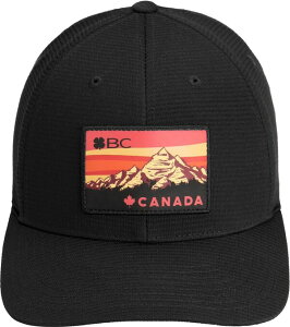 �u���b�N���[�o�[ �����Y �A�N�Z�T���[ �X�q Black Clover Men's Canada Resident Fitted Golf Hat Red ���b�h