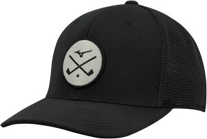 �~�Y�m �����Y �A�N�Z�T���[ �X�q ���b�V�� Mizuno Crossed Club Meshaback Black �u���b�N