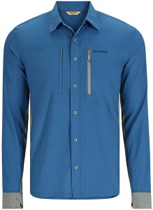 yz VY Y Vc gbvX Simms Men's Intruder BiComp Long Sleeve Shirt Nightfall/Cinder