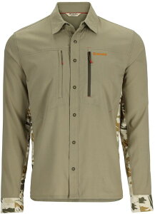 yz VY Y Vc gbvX Simms Men's Intruder BiComp Long Sleeve Shirt Stone/Ghost Camo Stone