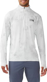 【送料無料】 マウンテンハードウェア メンズ パーカー・スウェット アウター Mountain Hardwear Men's Crater Lake 1/2 Zip Sweatshirt Mhw White Nebula Print