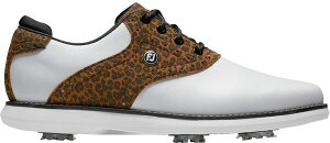 yz tbgWC fB[X Xj[J[ V[Y FootJoy Women's Traditions Saddle Golf Shoes WHITE/BLACK/MULTI
