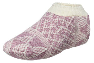 yz m[XC[Xg Y Xj[J[ V[Y Northeast Outfitters Women's Cozy Cabin Birds Eye Slipper Socks Berry
