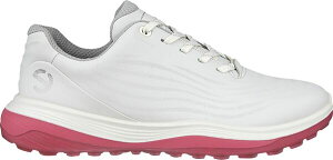 yz GR[ fB[X Xj[J[ V[Y ECCO Women's LT1 Golf Shoes White/Bubblegum