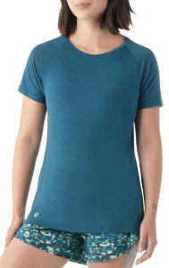 �X�}�[�g�E�[�� ���f�B�[�X �g�b�v�X T�V���c Smartwool Women's Merino Sport 120 Short Sleeve T-Shirtwilight Blue �u���[