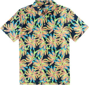 yz `r[Y Y |Vc gbvX chubbies Men's Lightweight Performance Polo Ocean Flower