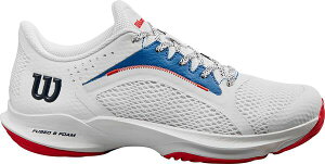 yz EB\ fB[X Xj[J[ V[Y Wilson Women's Hurakn 2.0 Padel Shoes White/Red/Blue