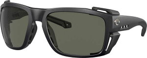 【送料無料】 コスタデルマール メンズ サングラス・アイウェア アクセサリー Costa Del Mar King Tide 8 580G Sunglasses Black Pearl/Gray