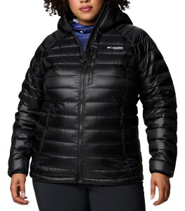 �R�����r�A ���f�B�[�X �A�E�^�[ �W���P�b�g�E�u���]�� �t�[�f�b�h�W���P�b�g �_�E�� Columbia Women's Arcticrest Down Hooded Jacket Black �u���b�N