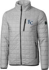 yz Jb^[AhobN Y WPbgEu] AE^[ Cutter & Buck Men's Kansas City Royals Eco Insulated Full Zip Puffer Jacket