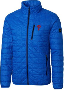 yz Jb^[AhobN Y WPbgEu] AE^[ Cutter & Buck Men's Philadelphia Phillies Eco Insulated Full Zip Puffer Jacket