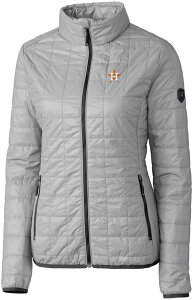 yz Jb^[AhobN fB[X WPbgEu] AE^[ Cutter & Buck Women's Houston Astros Eco Insulated Full Zip Puffer Jacket