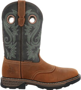 �W���[�W�A�u�[�c �����Y �V���[�Y �u�[�c�E���C���u�[�c Georgia Boots Men's 11 Carbo-Tec FLX Waterproof Pull-On Work Boots Brown �u���E��