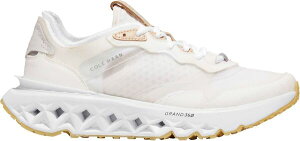 �R�[���n�[�� ���f�B�[�X �V���[�Y �X�j�[�J�[ Cole Haan Women's 5.Zerogrand Runner Shoes White/Tan �z���C�g
