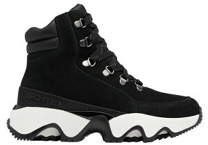 \ fB[X V[Y u[cECu[c SOREL Women's Kinetic Impact Conquest 100g Waterproof Boots Black/Sea Salt ubN